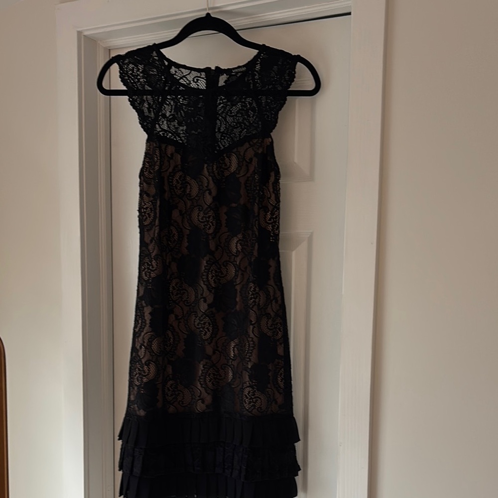 Kensie Black Lace Wedding Dress